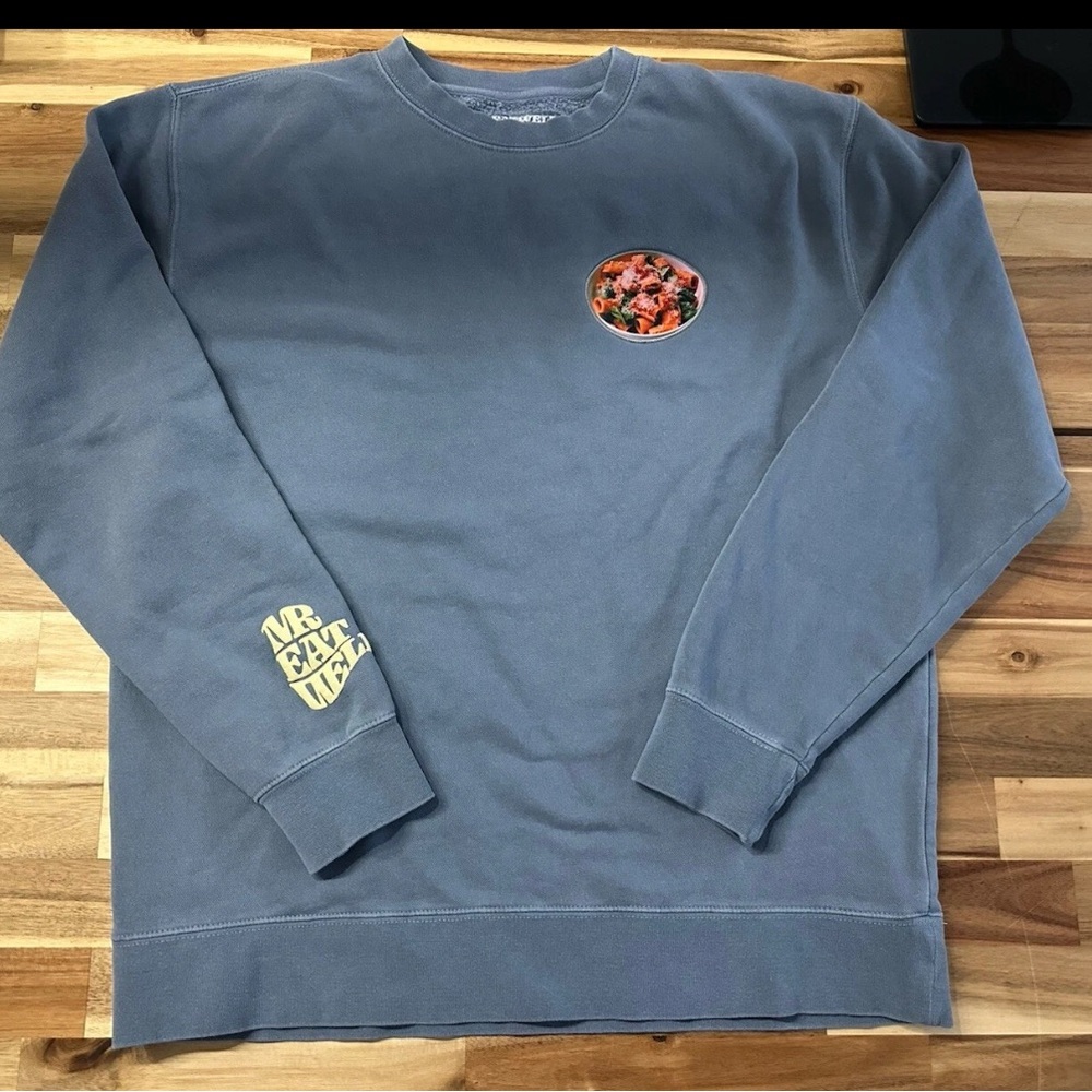 Mr Eatwell Pullover Hoodie PASTA CREW IN "OG BLUE"